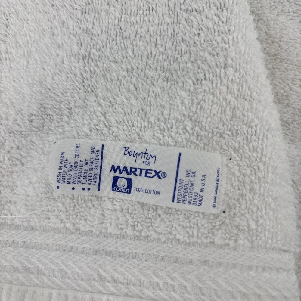 VTG 1980s Boynton Cat Bath Towel 43x25